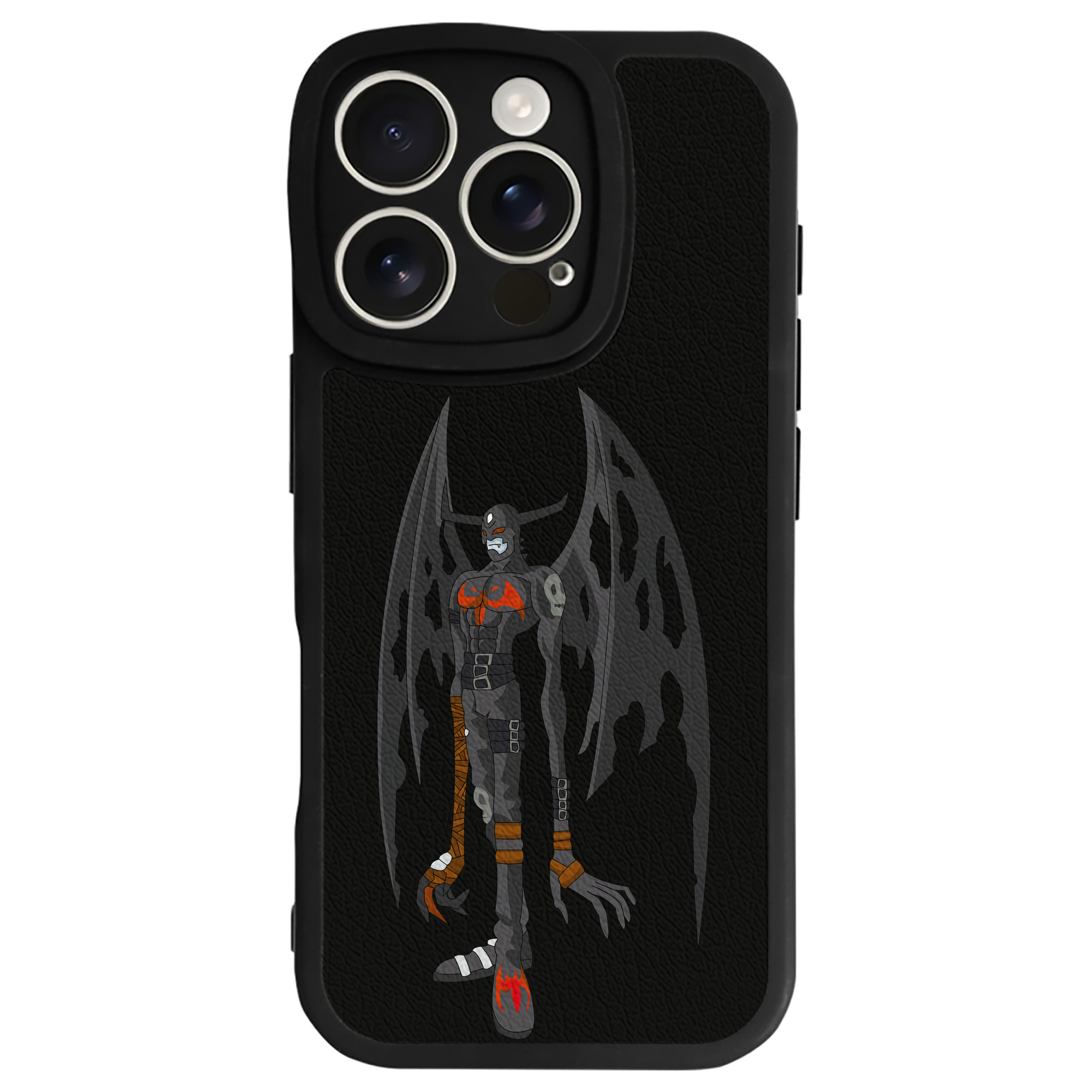 （画像用） Digimon デジタルモンスター/デジモン 【iPhone 16シリーズ対応】シリコンスマホケース（レザー調） 材質：シリコン